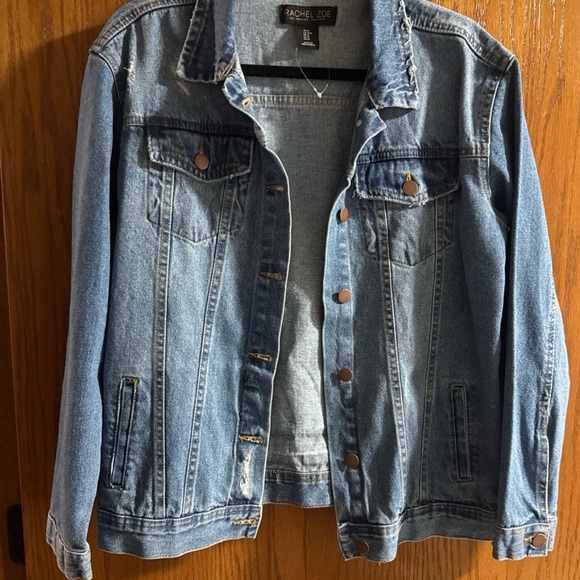 Rachel Zoe Classic Blue Jean Jacket - Picture 1 of 2